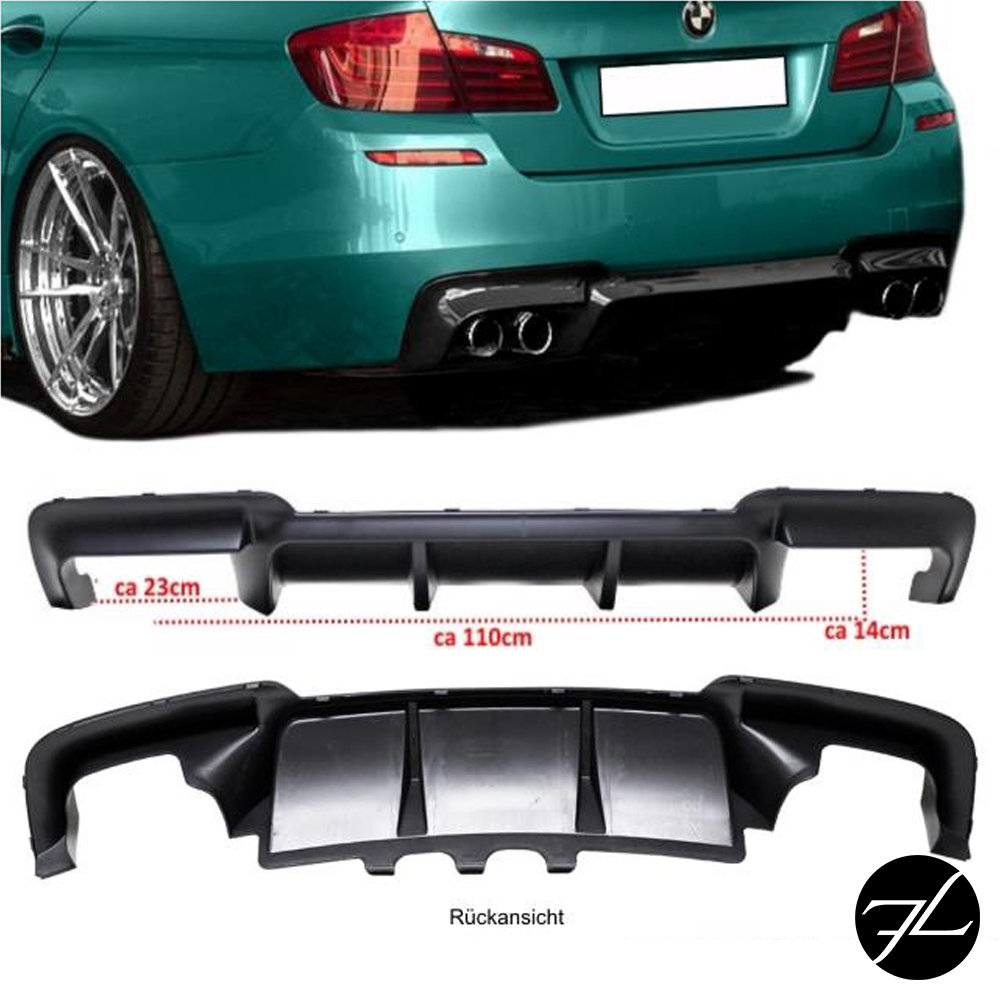 Sport Performance Diffusor Schwarz Glanz Rohr Passt F R Bmw Er F