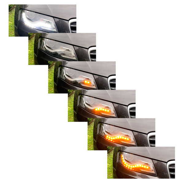 Scheinwerfer-Umbau - Dynamischer LED Blinker - Audi A4 S4 8K B8