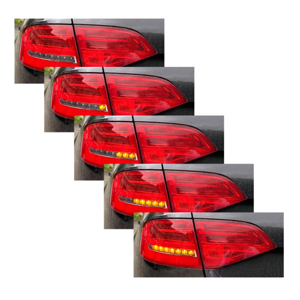 Rückleuchten-Umbau - Dynamische Blinker - Audi A4 S4 B8 Vorfacelift Avant LED