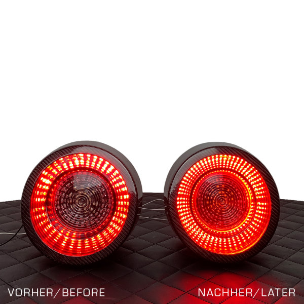 Reparatur + Umbau - Ferrari F12 Novitec Rückleuchten - LED-Ausfall Blinker Standlicht Bremslicht Rücklichter Defekt