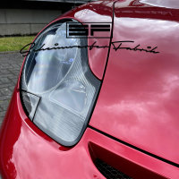 Scheinwerfer-Umbau - Porsche 911 996.1 Carrera 4S Turbo - Bi-LED Panamera Optik 4-Punkt Tagfahrlicht inkl. Lackierung Schwarz