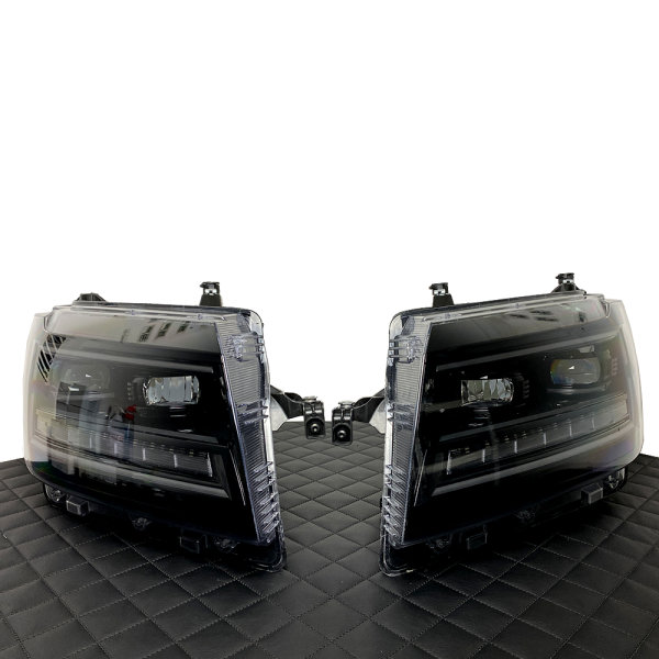 Scheinwerfer-Lackierung - VW Crafter - MAN TGE - LED - Schwarz Farbe