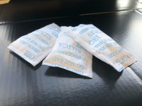 Silica gel moisture absorption packs