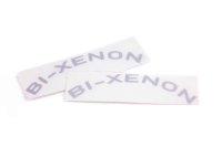 Bi-Xenon shroud sticker
