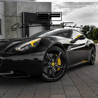 Scheinwerfer-Lackierung - Ferrari California 30 T Spyder - Schwarz Farbe