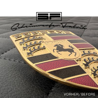 Lackierung Fahrzeug Embleme Leisten - Porsche - Wappen Logos Zeichen Beschriftung Badges Stuttgart