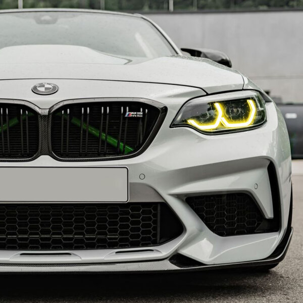 LED Platinen Gelb Tagfahrlicht passt für BMW 2er M2 F22 F23 F87 (2013 - 2017)  CSL-Style