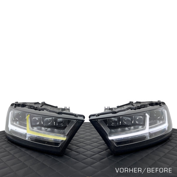 Repair - Audi Q7 SQ7 4M LED - LED Daytime Running Light Defect Light Guide Failure