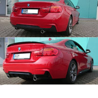 435d Umbaukit Performance Bodykit Stoßstange Schweller+Auspuffanlage passt für BMW 4er F32 F33 Serie & M Paket +ABE*