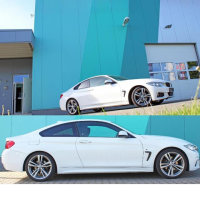 435d Umbaukit Performance Bodykit Stoßstange Schweller+Auspuffanlage passt für BMW 4er F32 F33 Serie & M Paket +ABE*