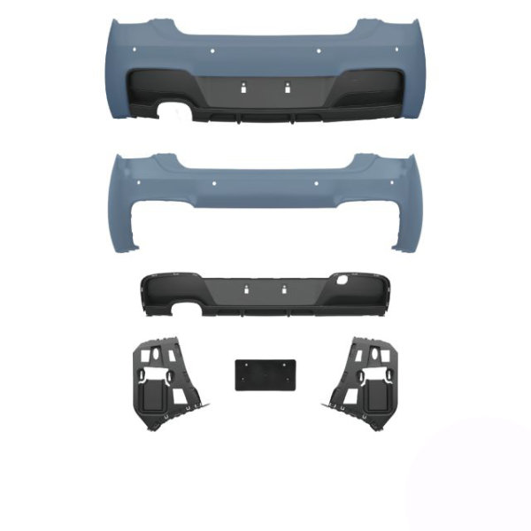 AN Sport-Performance Stoßstange Hinten+2 Rohr Diffusor für M-Paket passend für BMW 1er F20 F21  Bj.11-15