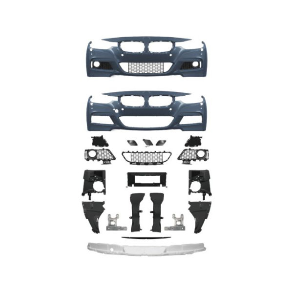 AN Sport Front Stoßstange vorne grundiert für SRA mit/ohne PDC passt für BMW 3er F30 F31 Serie & M-Paket 11-17