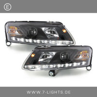 LED TAGFAHRLICHT Scheinwerfer passend f&uuml;r AUDI A6 4F...