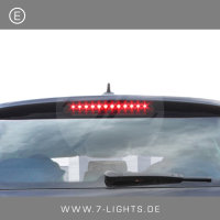 LED Bremsleuchte passend für VW Golf VI 08-13 Golf VII 13-18, Polo 6R 09-14, UP! 11-17, Touran GP 06-10 schwarz