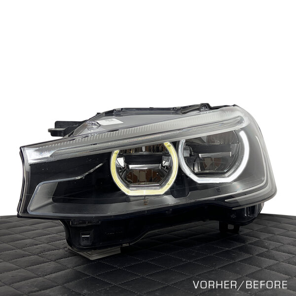 Reparatur - BMW X3 X4 F25 F26 LCI LED HIGH - LED-Tagfahrlicht Defekt Ausfall Lichtleiter