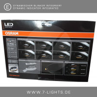 OSRAM Dynamischer LED Spiegelblinker passend für VW Golf 7 Touran 5T Sportsvan Laufblinker Black Edition