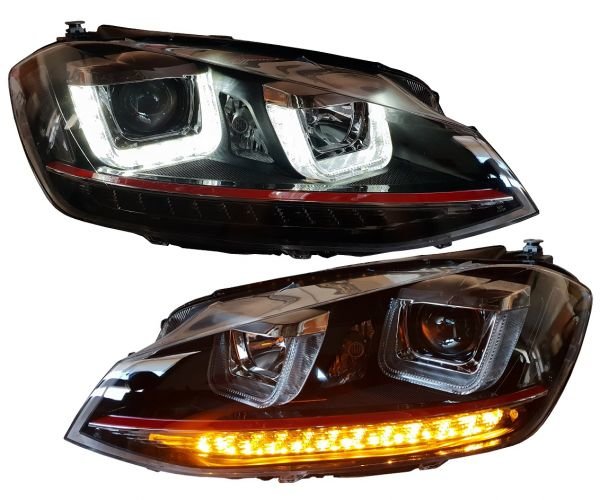 LED TAGFAHRLICHT Scheinwerfer passend für VW Golf 7 dynamischer LED-B,  499,90 €