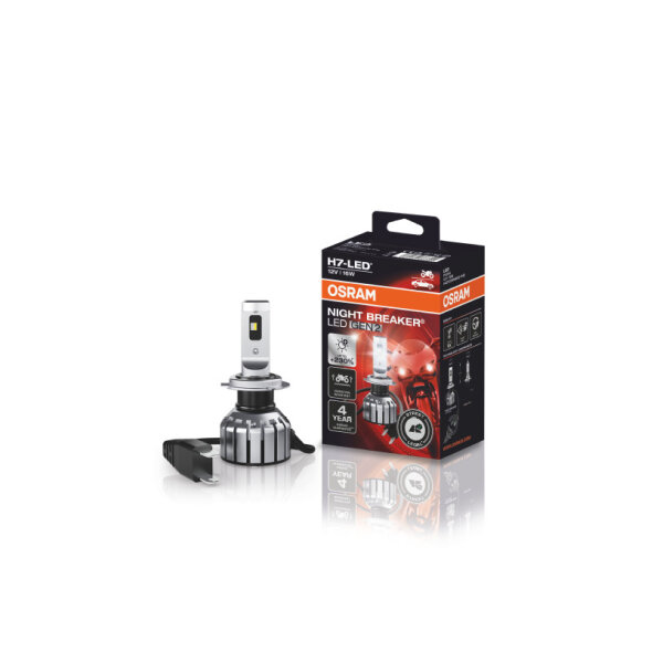 H7 NIGHT BREAKER LED 230% StVZO-Konforme Motorrad LED-Nachrüstlampe 1St. OSRAM