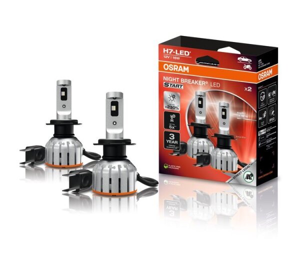 H7 NIGHT BREAKER LED START 230% StVZO-Konforme LED 2St. OSRAM