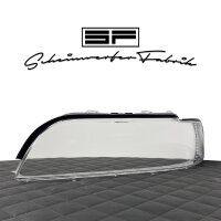 Scheinwerfer Glas Scheibe passt für BMW 5er e39 Facelift LCI Halogen Xenon Keine Rand Verdeckung (Bj. 2000 - 2004)