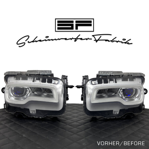 Scheinwerfer Glas Scheibe passt für Rolls Royce Ghost Wraith (2014- 2020) LED