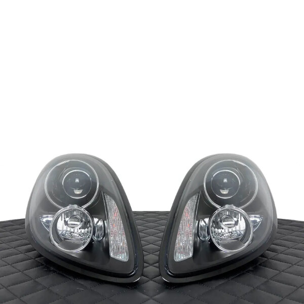 Projektor-Umbau - Porsche Cayman Boxster (981) Halogen - Linksverkehr auf Rechtsverkehr RHD LHD LHT RHT UK EU - Scheinwerfer-Umbau