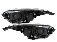LED Tagfahrlich Scheinwerfer passend für Ford Focus MK3 Facelift 14-18 mit dynamischem Blinker schwarz