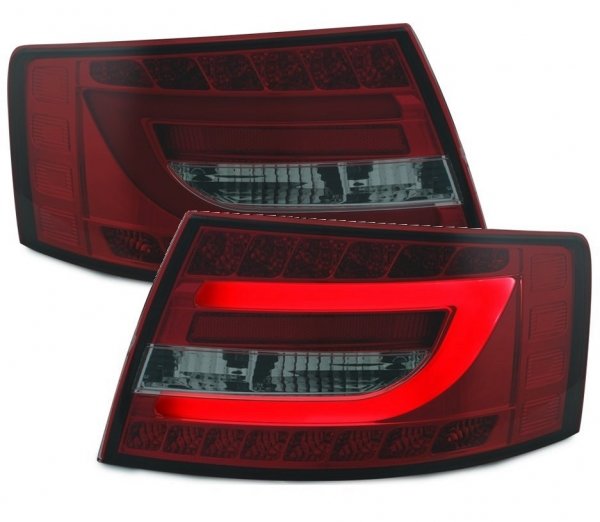 LED R&uuml;ckleuchten passend f&uuml;r Audi A6 4F Limousine 04-08 rot/rauch