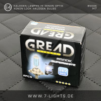 2x GREAD Silverline Halogen-Lampe Xenon-Optik 8500k H1
