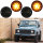 LED Blinker Set f&uuml;r Land Rover Defender TD4 TD5 Bj. 1990-2016 Schwarz/Smoke