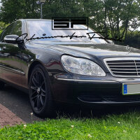 Scheinwerfer Glas Scheibe passt für Mercedes S-Klasse W220 (2002 - 2005) Xenon Halogen