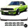 Frontspoiler Lippe vorne Schwarz + 10x Montage Clips 87-94 passend für BMW E30