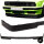 Frontspoiler Lippe vorne Schwarz + 10x Montage Clips 87-94 passend für BMW E30