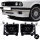 2x Nebelscheinwerfer Schwarz Echtglas +Set H3 passt für BMW E30 Facelift ab 1987
