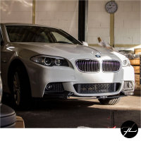 Sport-Performance Frontspoiler Lippe Spoiler vorne Schwarz Matt passt für BMW 5er F10 F11 mit M-Paket +ABE