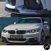 Frontspoiler Sport-Performance Carbon Glanz passt für BMW 4er F32 F33 F36 mit M-Paket + ABE*