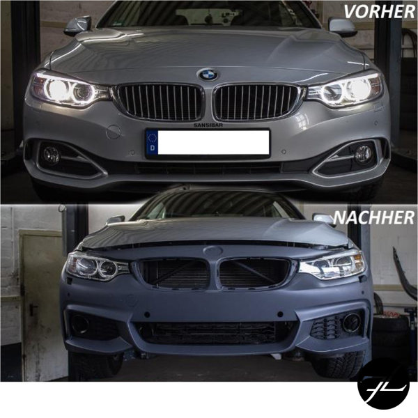 Sport Stoßstange vorne +Zubehör für M Paket 13-18 passt für BMW 4er F32 F33 F36 + ABE*