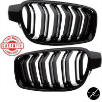 Kühlergrill Grill Schwarz Glanz Doppelsteg Sport passend für BMW 3er F30 F31 alle Modelle 2011-2019 +Emblemhalter