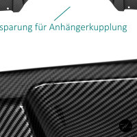 Sport-Performance SET Aero Spoiler Kit Carbon Glanz passt f&uuml;r BMW X5 F15 M-Paket