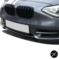 SET Doppelsteg Kühlergrill Grill Schwarz Glanz passt für BMW 1er F20 F21 ab 2010-2015