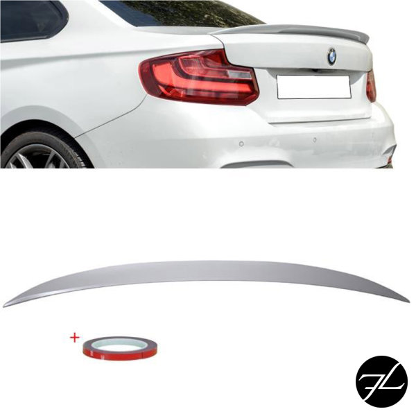 SET Heckspoiler Kofferraum grundiert passend für BMW 2er F22 Coupe für M-Paket Umbau Modelle +3M bj. 14>