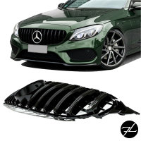 Kühlergrill Grill Schwarz Glanz passend für Mercedes C Klasse W205 S205 14-18 auf Sport-Panamericana GT