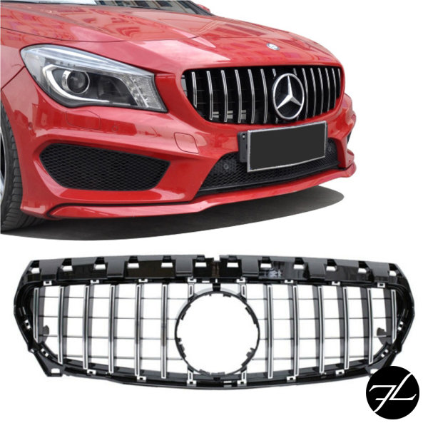 Kühlergrill Chrom passend für Mercedes CLA W117  bj 13-16 auch A45 AMG auf GT Sport- Panamericana