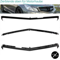 K&uuml;hlergrill Komplett Schwarz passt f&uuml;r Mercedes E-Klasse Coupe Cabrio W207 nicht f&uuml;r AMG E63 ab Bj 09-13