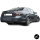Sportauspuffblenden Chrom Schwarz AMG Design passt für Merecedes W221 W212 S63 Eckig Set Duplex