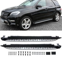 Trittbretter für Mercedes M Klasse W166 Set Einstieg Aluminium ML 2011-2019