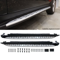 Trittbretter für Mercedes M Klasse W166 Set Einstieg Aluminium ML 2011-2019