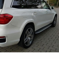 Satz Trittbretter Einstiegsleiste Alu passend für Mercedes GL X166 ab Bj 2012