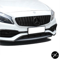 Facelift Kühlergrill Komplett Schwarz passend für Mercedes A-Klasse W176 Mopf 2015-2019 auf Sport -Panamericana GT