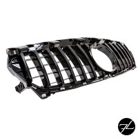 Kühlergrill Schwarz glanz passt für Mercedes W117 CLA ab 2013-2016 auch A45 AMG auf Sport-Panamericana GT